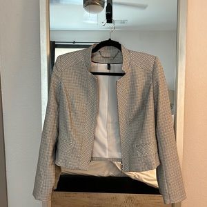 White House Black Market Patterned Blazer